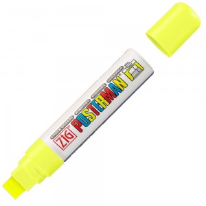 Marcador Zig Posterman Kuretake Fluorescent Yellow PMA-120