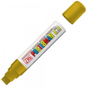 Marcador Zig Posterman Kuretake Gold Metalica PMA-120