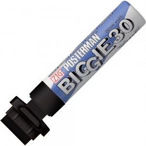 Marcador Zig Posterman Kuretake Biggie 30 Black PMA-130