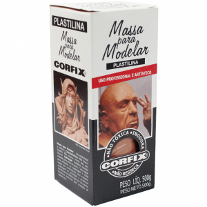 Massa Para Modelar Corfix 500g Amêndoa