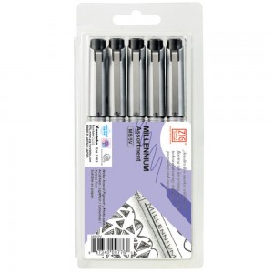 Caneta Nanquim ZIG Millennium 05 Cores Kuretake