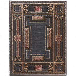 Paperblanks Asterales Onyx Pautado Capa Dura Ultra