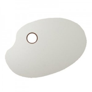 Paleta Para Pintura Oval 20x30cm