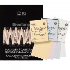 Papel Para Caligrafia Bienfang Pergaminho 04 Cores