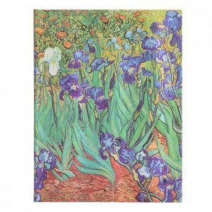 Paperblanks Van Gogh's Irises Capa Dura Midi Sem Pauta