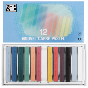 Pastel Seco Sakura Nouvel Carré 12 Cores NCT-12B