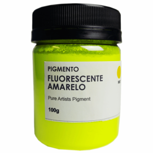 Pigmento Artístico Cromacolor 9887 Amarelo Fluorescente 100g