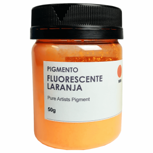 Pigmento Artístico Cromacolor 9889 Laranja Fluorescente 50g