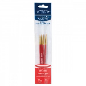 Kit de Pincéis Winsor & Newton Golden Synthetic 04 Unidades 5298702