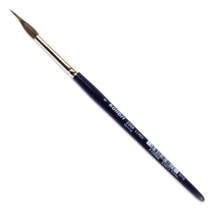 Pincel Para Aquarela Redondo Profissional Kolibri 2288 08