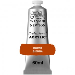 Tinta Acrílica Professional W&N 60ml S1 074 Burnt Sienna