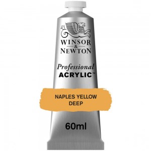 Tinta Acrílica Professional W&N 60ml S2 425 Naples Yellow Deep