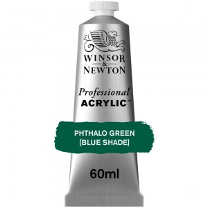 Tinta Acrílica Professional W&N 60ml S2 522 Phthalo Green (Blue Shade)