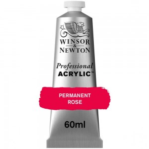 Tinta Acrílica Professional W&N 60ml S3 502 Permanent Rose