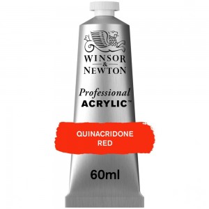 Tinta Acrílica Professional W&N 60ml S3 548 Quinacridone Red