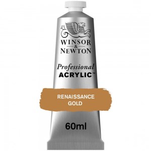 Tinta Acrílica Professional W&N 60ml S3 573 Renaissance Gold