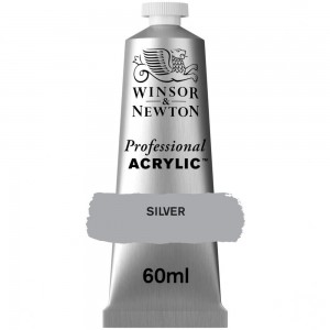 Tinta Acrílica Professional W&N 60ml S3 617 Silver