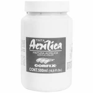 Tinta Acrílica Corfix 500ml 102 Branco Titânio