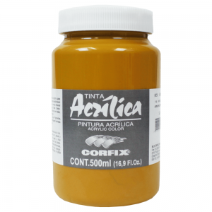 Tinta Acrílica Corfix 500ml 52 Amarelo Indiano