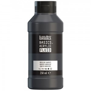 Tinta Acrílica Liquitex Basics Fluída 250ml S2 049 Iridescent Graphite