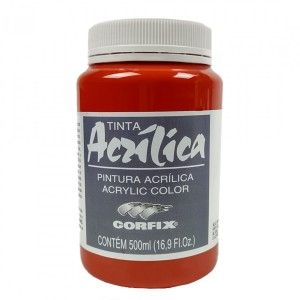Tinta Acrílica Corfix 500ml 58 Laca Gerânio G1