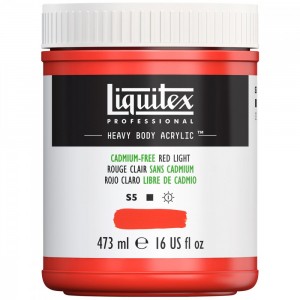 Tinta Acrílica Heavy Body 473ml Cadmium Free Red Light 893 Liquitex