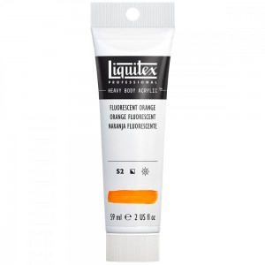 Tinta Acrílica Heavy Body 982 Fluorescent Orange 59ml Liquitex