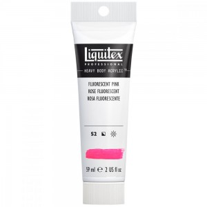 Tinta Acrílica Heavy Body 987 Fluorescent Pink 59ml Liquitex