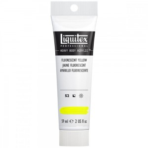 Tinta Acrílica Heavy Body 981 Fluorescent Yellow 59ml Liquitex