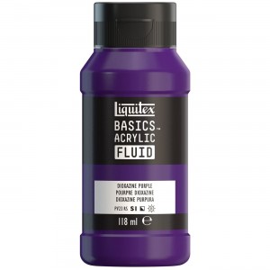 Tinta Acrílica Liquitex Basics Fluída 118ml S1 186 Dioxazine Purple