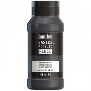 Tinta Acrílica Liquitex Basics Fluída 118ml S2 049 Iridescent Graphite