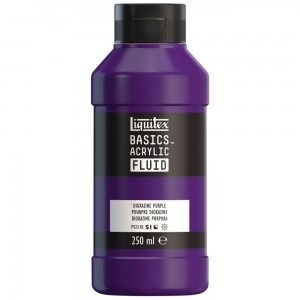 Tinta Acrílica Liquitex Basics Fluída 250ml S1 186 Dioxazine Purple