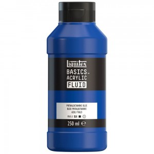 Tinta Acrílica Liquitex Basics Fluída 250ml S1 316 Phthalocyanine Blue