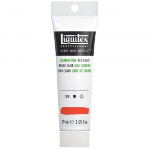 Tinta Acrílica Liquitex Heavy Body S5 893 59ml Cadmium Free Red Light