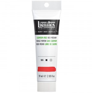 Tinta Acrílica Liquitex Heavy Body S5 894 59ml Cadmium Free Red Medium