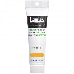 Tinta Acrílica Liquitex Heavy Body S4 891 59ml Cadmium Free Yellow Deep