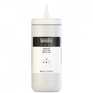 Tinta Acrílica Liquitex Soft Body Titanium White 946ml S1432