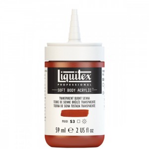 Tinta Acrílica Liquitex Soft Body 59ml Transparent Burnt Sienna S3 129 