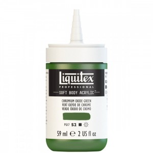 Tinta Acrílica Liquitex Soft Body 59ml Chromium Oxide Green S2 166