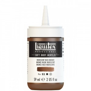 Tinta Acrílica Liquitex Soft Body 59ml Iridescent Rich Bronze S2 229