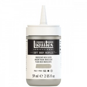 Tinta Acrílica Liquitex Soft Body 59ml Iridescent Rich Silver S2 239