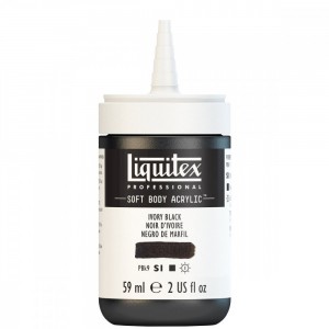 Tinta Acrílica Liquitex Soft Body 59ml Ivory Black S1 244