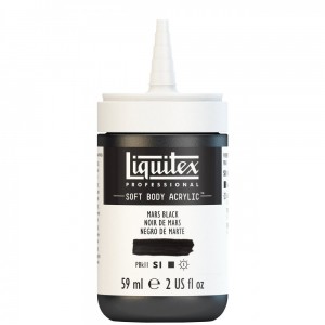 Tinta Acrílica Liquitex Soft Body 59ml Mars Black S1 276