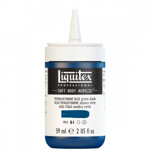 Tinta Acrílica Liquitex Soft Body 59ml Phthalo Blue Green Shade S1 316