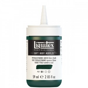Tinta Acrílica Liquitex Soft Body 59ml Phthalo Green Blue Shade S1 317