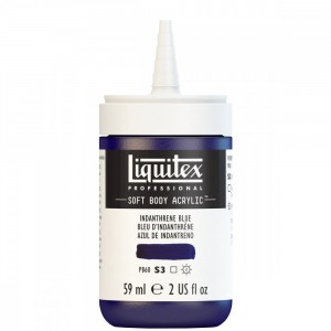Tinta Acrílica Liquitex Soft Body 59ml Indanthrene Blue S3 322 