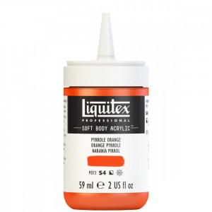 Tinta Acrílica Liquitex Soft Body 59ml Pyrrole Orange S4 323