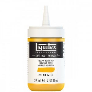 Tinta Acrílica Liquitex Soft Body 59ml Yellow Medium Azo S2 412