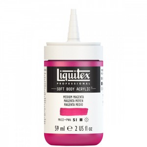 Tinta Acrílica Liquitex Soft Body 59ml Medium Magenta S1 500 