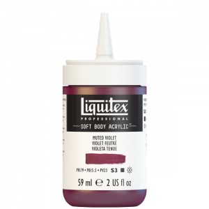 Tinta Acrílica Liquitex Soft Body 59ml Muted Violet S3 502 